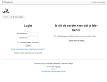 Tablet Screenshot of e-studeren.nl